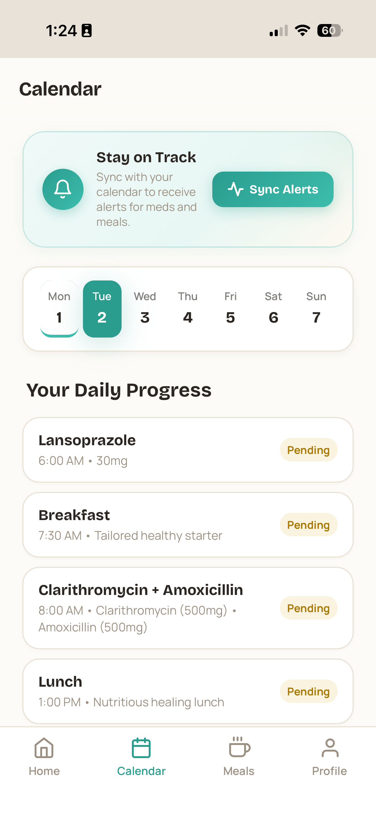 Mahealio Calendar Alerts